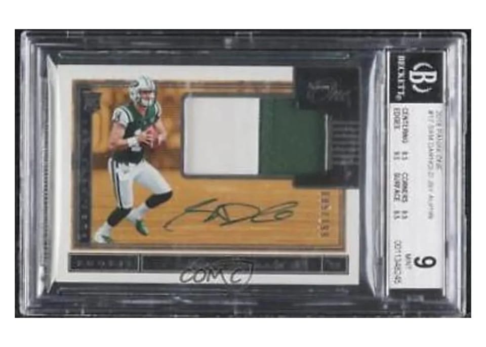 2018 Panini One Sam Darnold #17 card