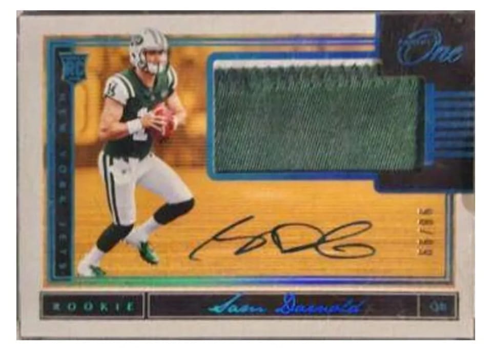 2018 Panini One Sam Darnold #17 card