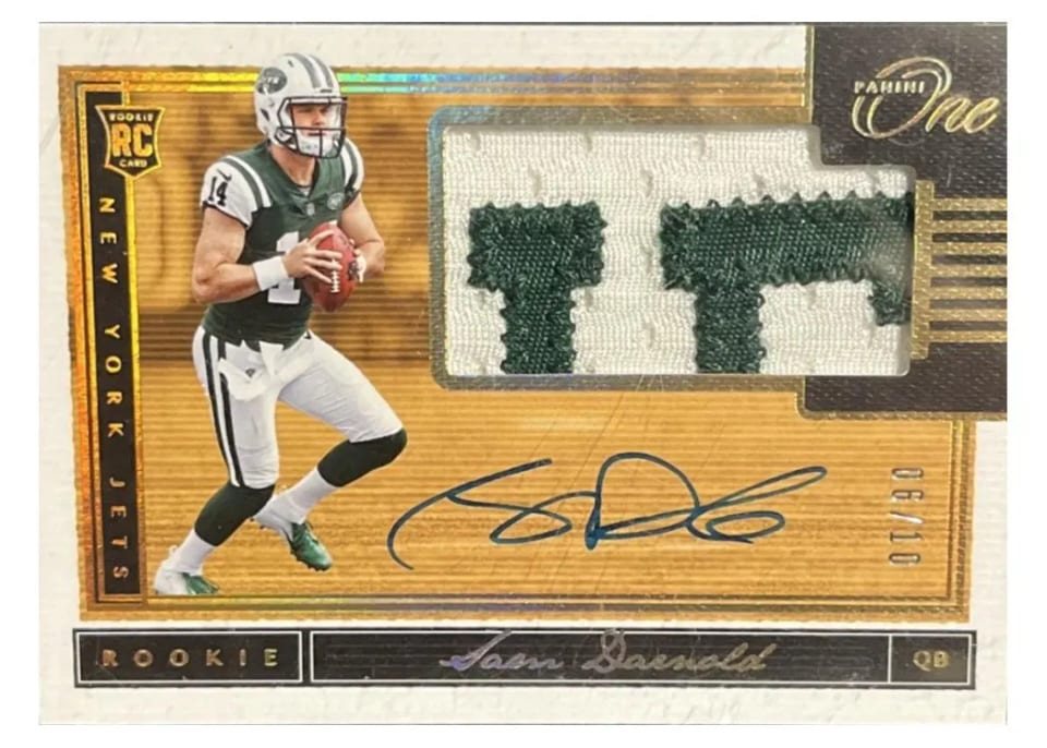 2018 Panini One Sam Darnold #17 card