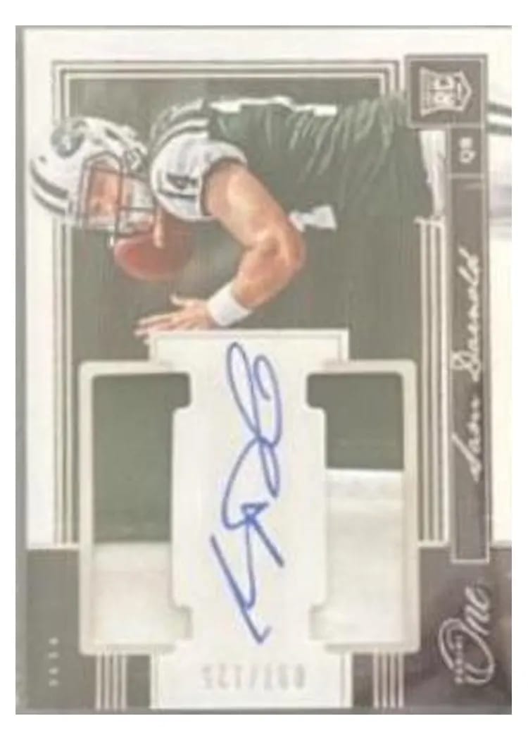 2018 Panini One Sam Darnold #67 card