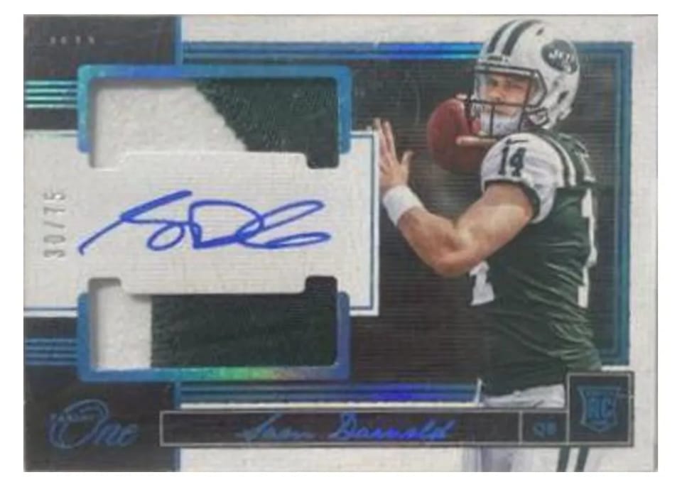 2018 Panini One Sam Darnold #67 card
