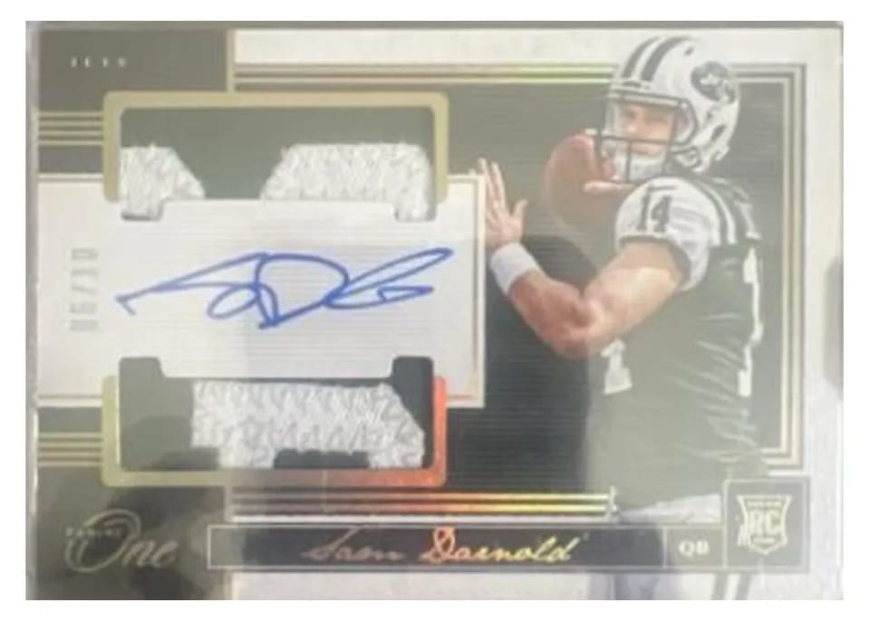 2018 Panini One Sam Darnold #67 card
