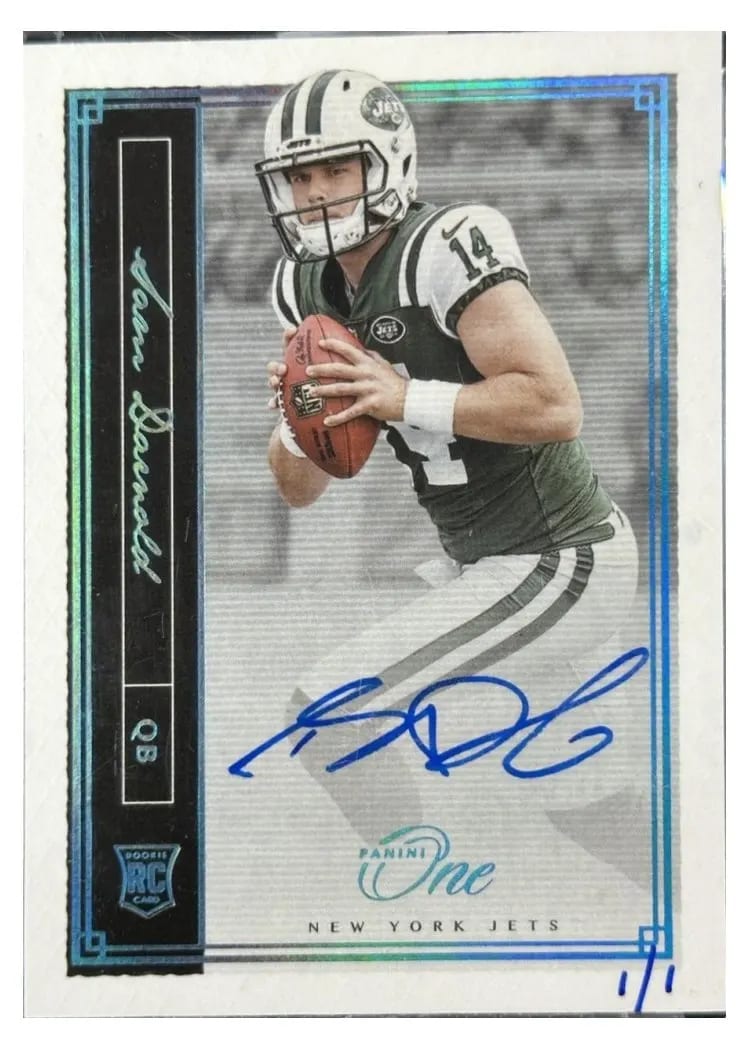 2018 Panini One Sam Darnold #87 card