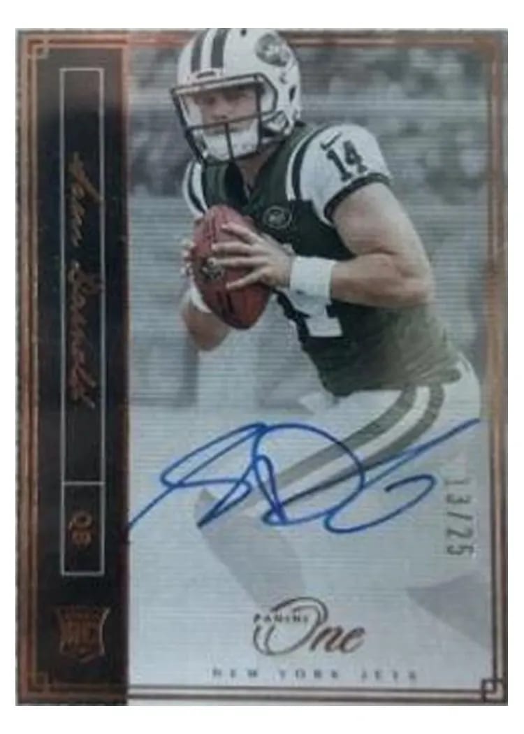 2018 Panini One Sam Darnold #87 card