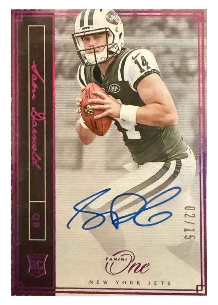 2018 Panini One Sam Darnold #87 card