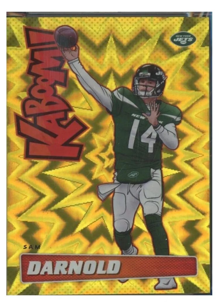 2019 Panini Absolute Kaboom Sam Darnold #K-SD card