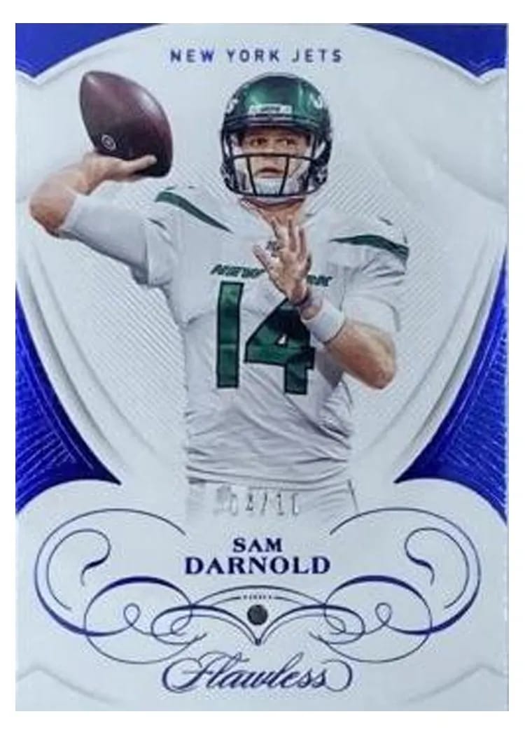 2019 Panini Flawless Base Ruby Sam Darnold #47 card