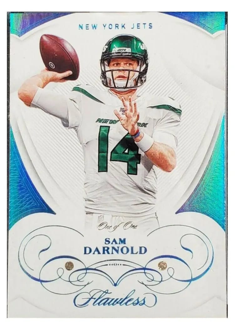 2019 Panini Flawless Base Ruby Sam Darnold #47 card