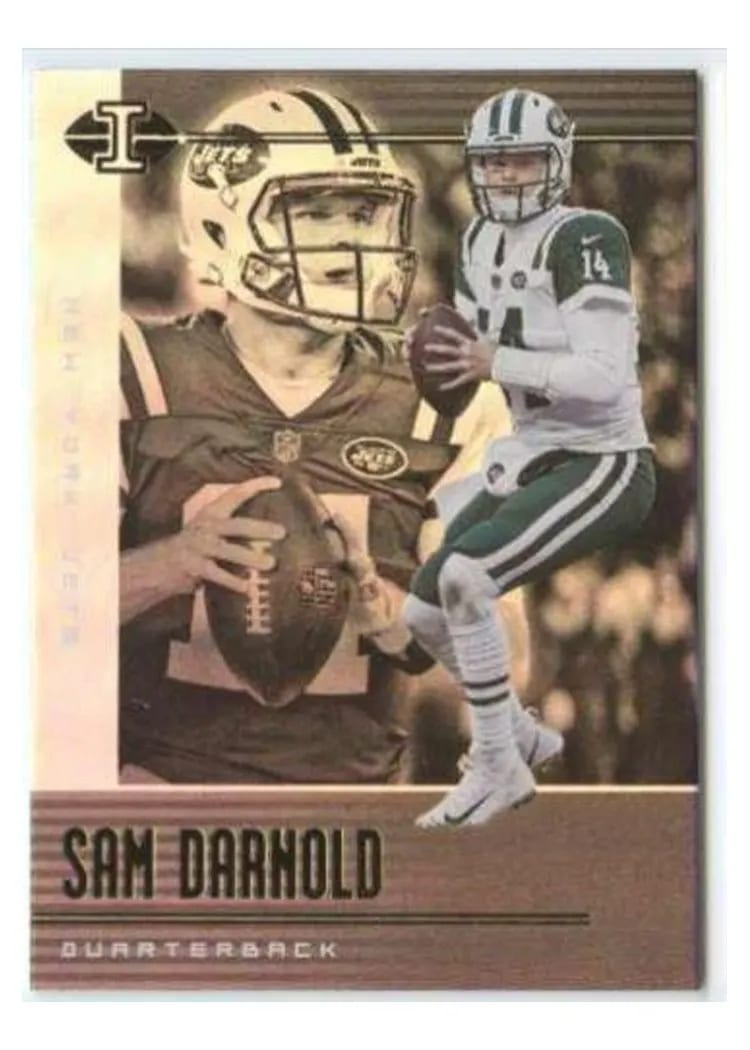 2019 Panini Illusions Sam Darnold #9 card