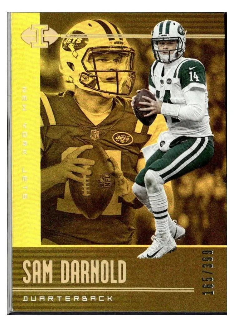 2019 Panini Illusions Sam Darnold #9 card