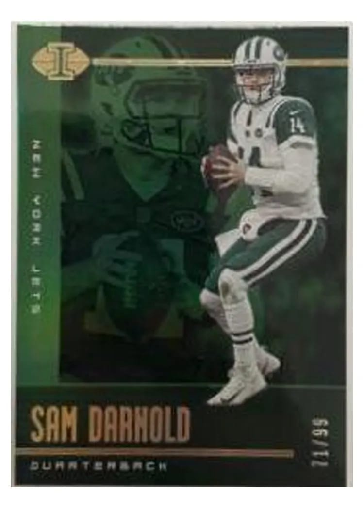 2019 Panini Illusions Sam Darnold #9 card