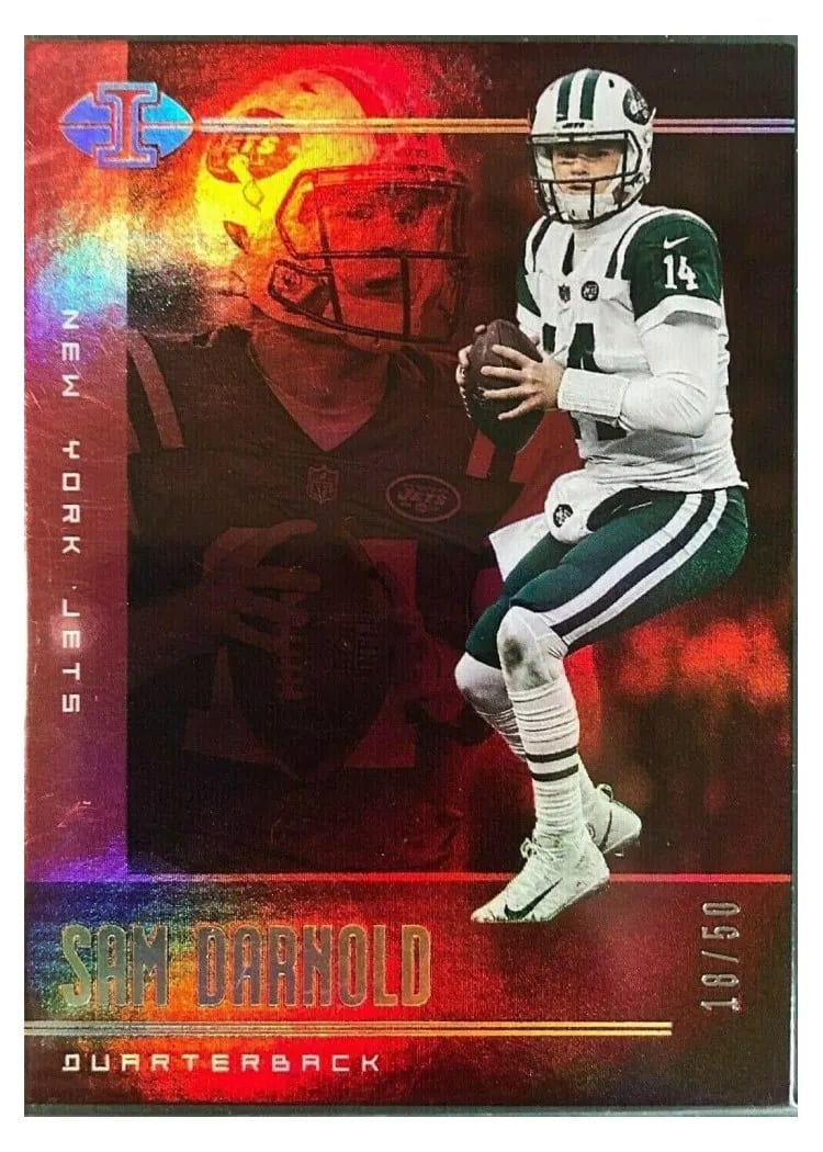 2019 Panini Illusions Sam Darnold #9 card