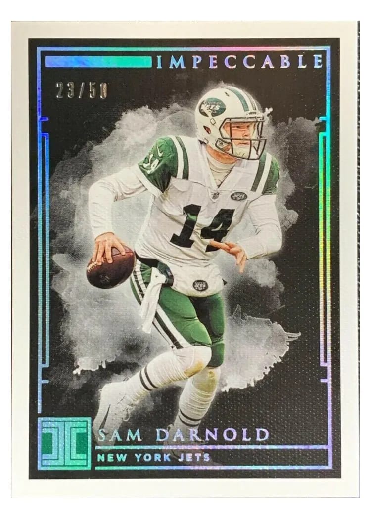 2019 Panini Impeccable Base Set Sam Darnold #12 card