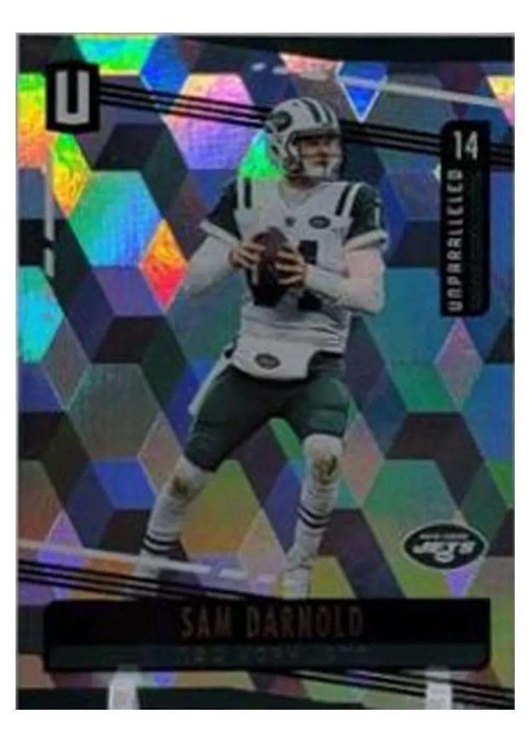 2019 Panini Unparalleled Base Set Sam Darnold #7 card