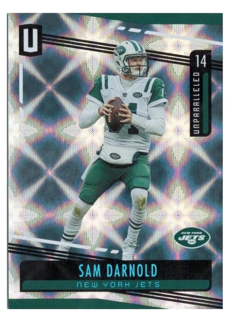 2019 Panini Unparalleled Base Set Sam Darnold #7 card