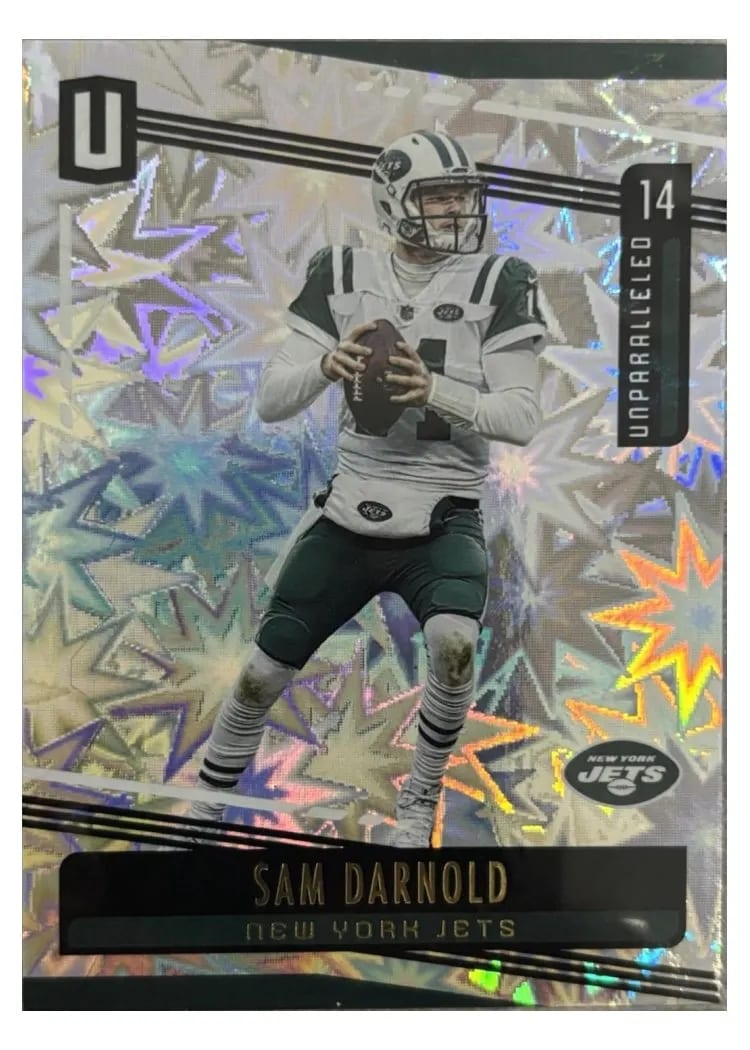 2019 Panini Unparalleled Base Set Sam Darnold #7 card