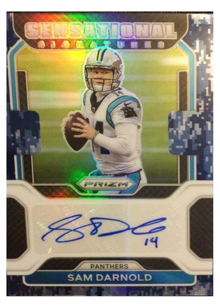 2021 Panini Prizm Base Set Sam Darnold #314 card