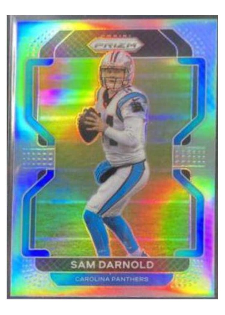 2021 Panini Prizm Base Set Sam Darnold Silver Prizm #314 card