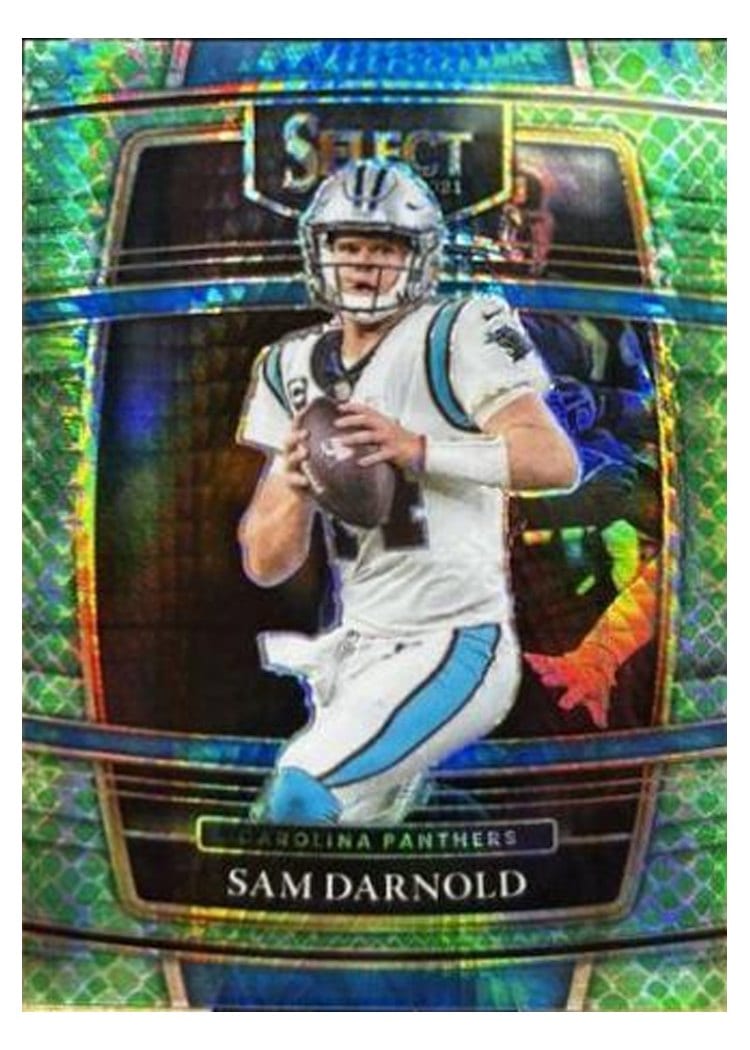 2021 Panini Select Base Set Sam Darnold #7 card