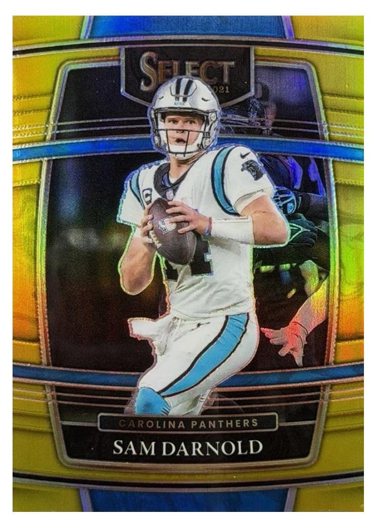 2021 Panini Select Base Set Sam Darnold #7 card