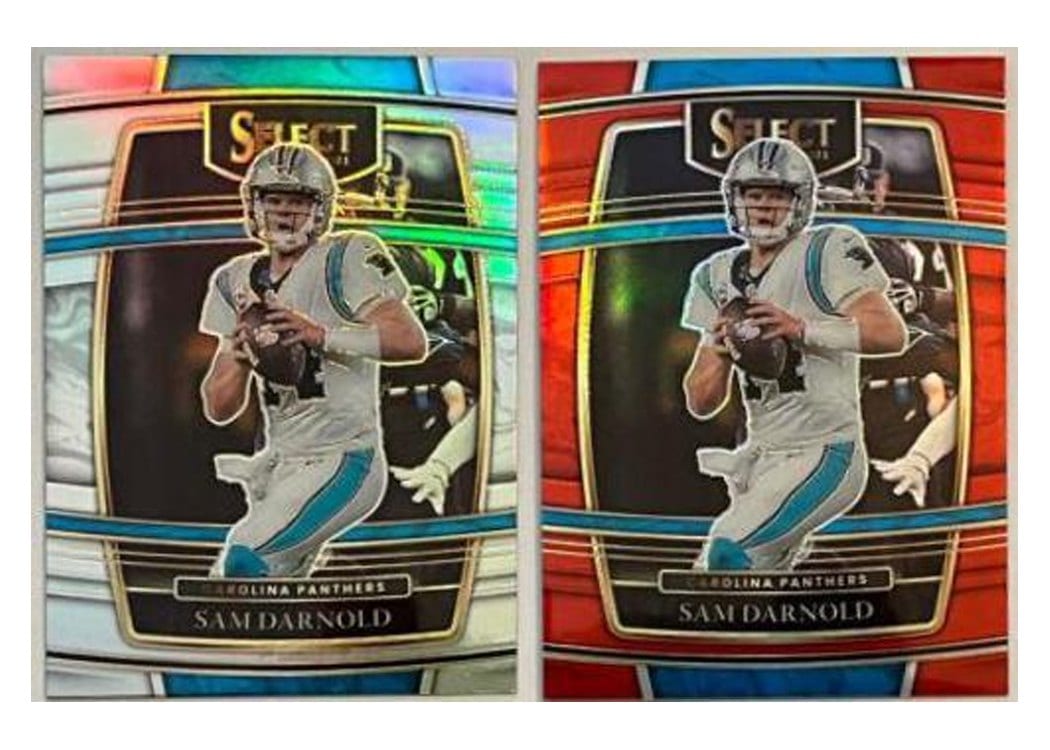 2021 Panini Select Base Set Sam Darnold #7 card