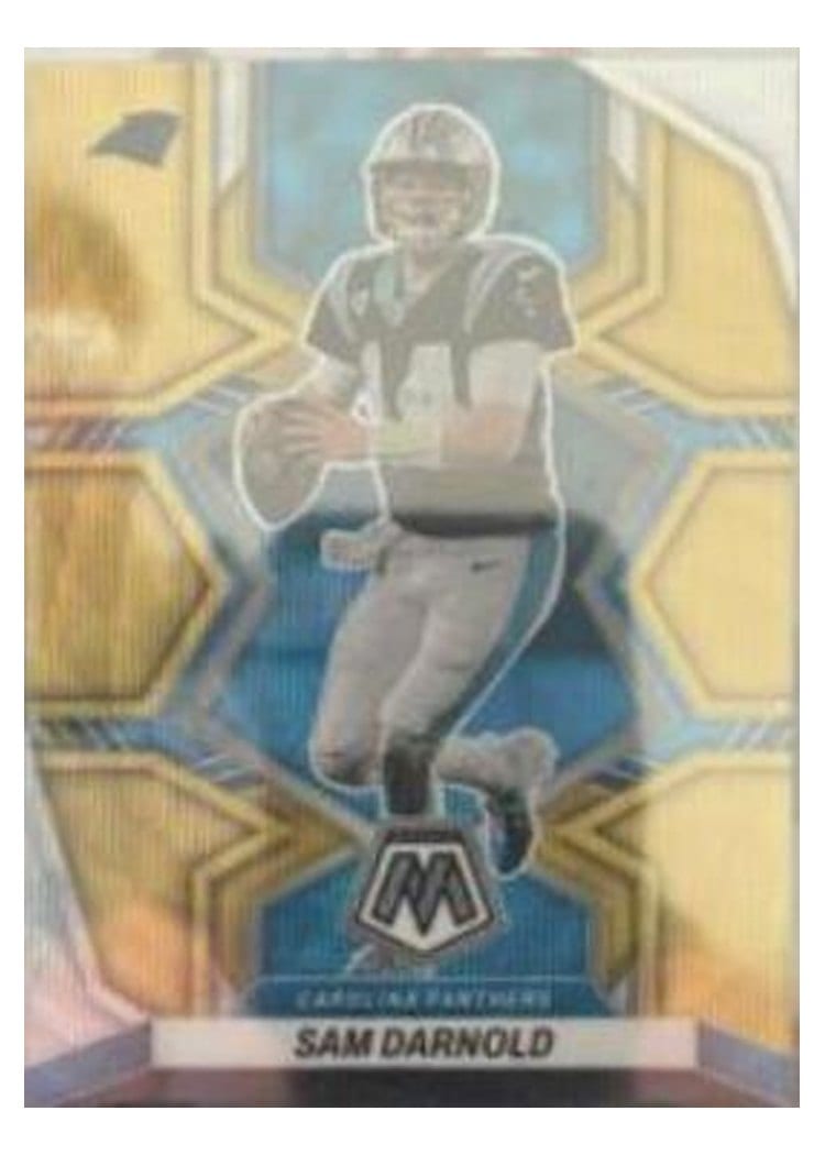 2022 Panini Mosaic Base Set Sam Darnold #27 card