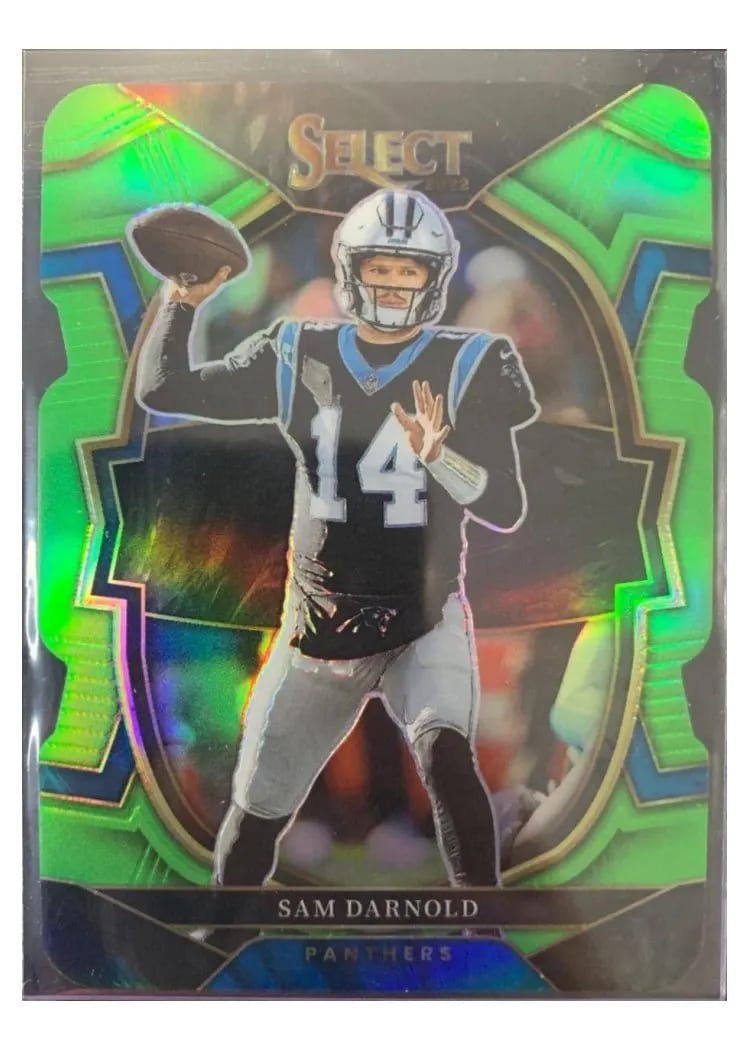2022 Panini Select Base Set Sam Darnold #33 card