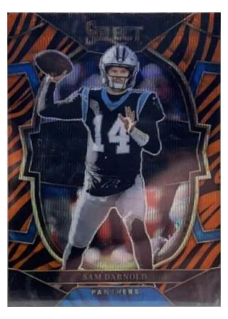 2022 Panini Select Base Set Sam Darnold Tiger #33 card