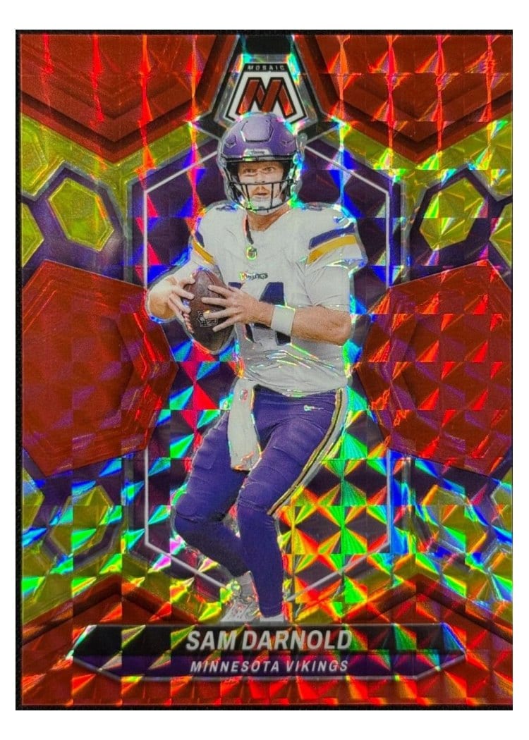 2024 Panini Mosaic Base Set Sam Darnold #141 card