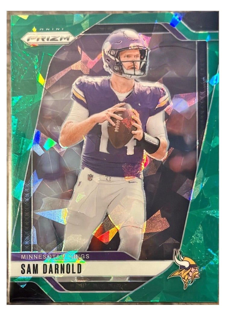 2024 Panini Prizm Base Set Sam Darnold #185 card