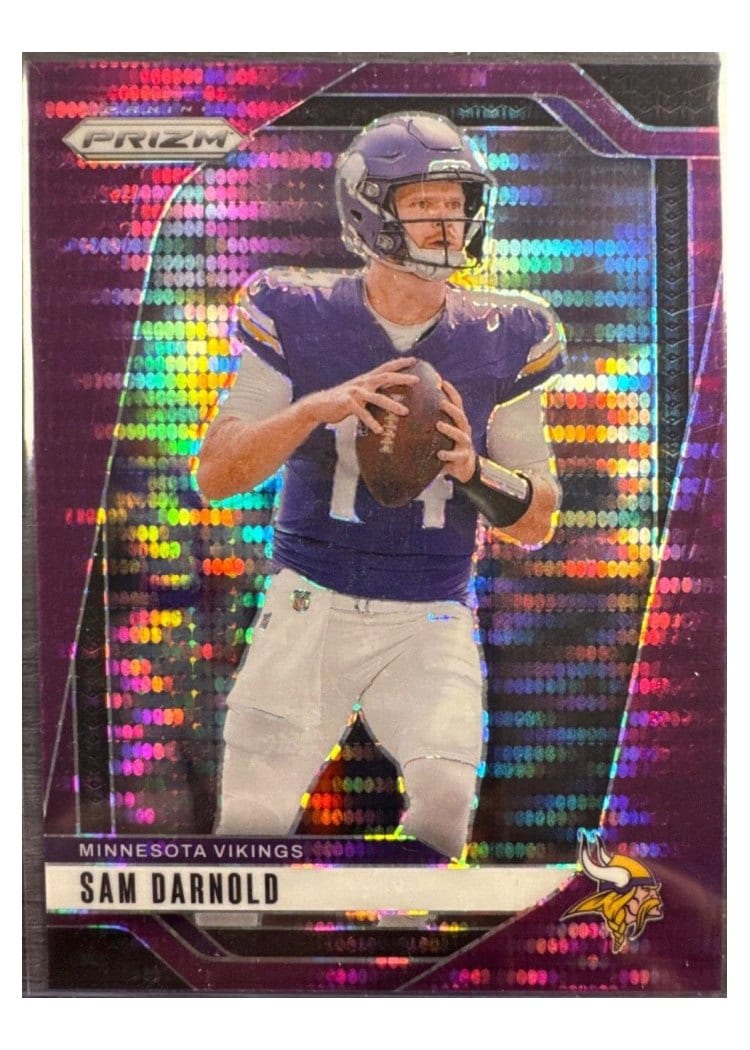 2024 Panini Prizm Base Set Sam Darnold #185 card
