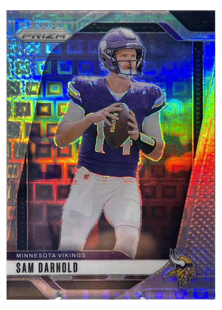 2024 Panini Prizm Base Set Sam Darnold Pandora #185 card