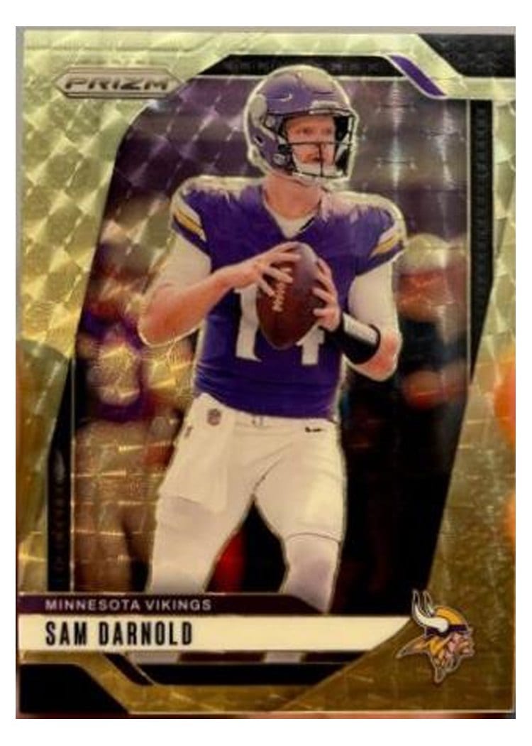 2024 Panini Prizm Base Set Sam Darnold #185 card