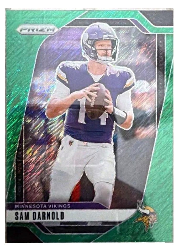 2024 Panini Prizm Base Set Sam Darnold #185 card