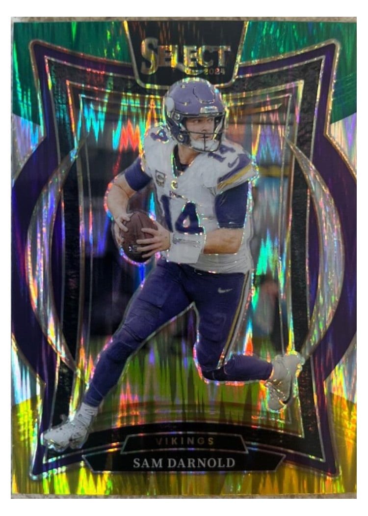 2024 Panini Select Base Set Sam Darnold #92 card