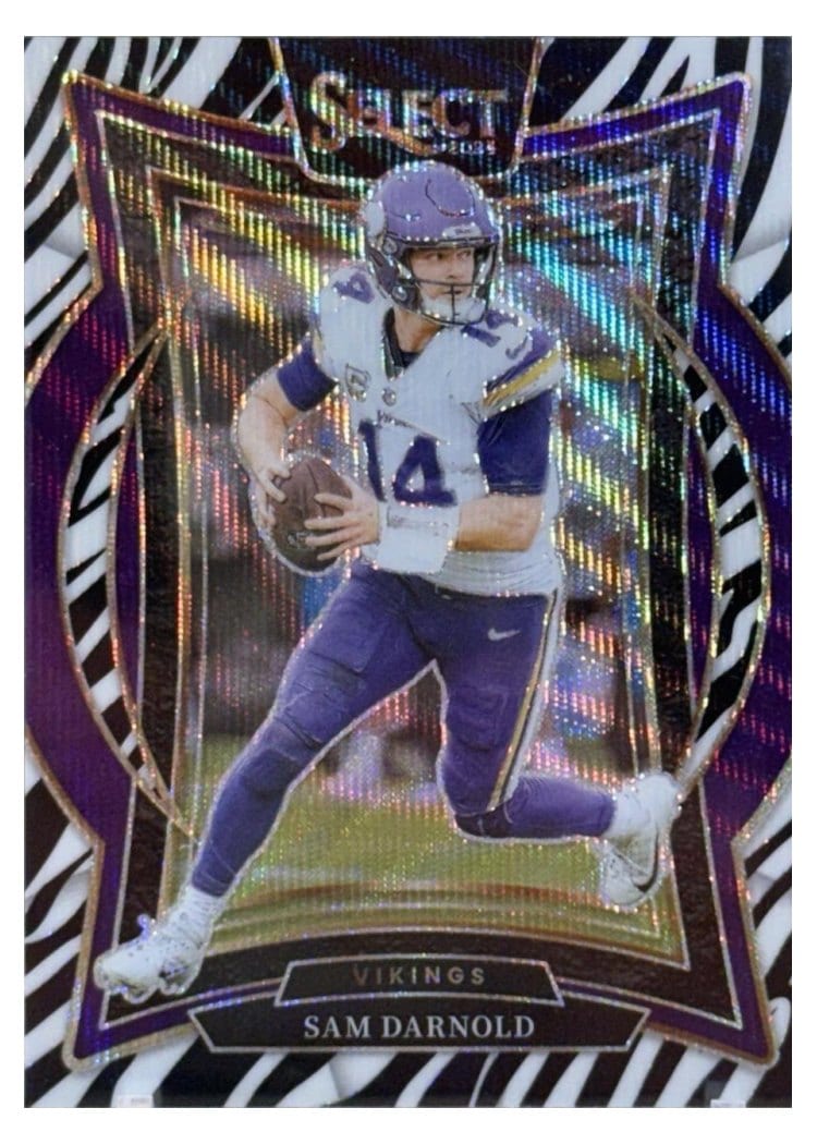 2024 Panini Select Base Set Sam Darnold #92 card