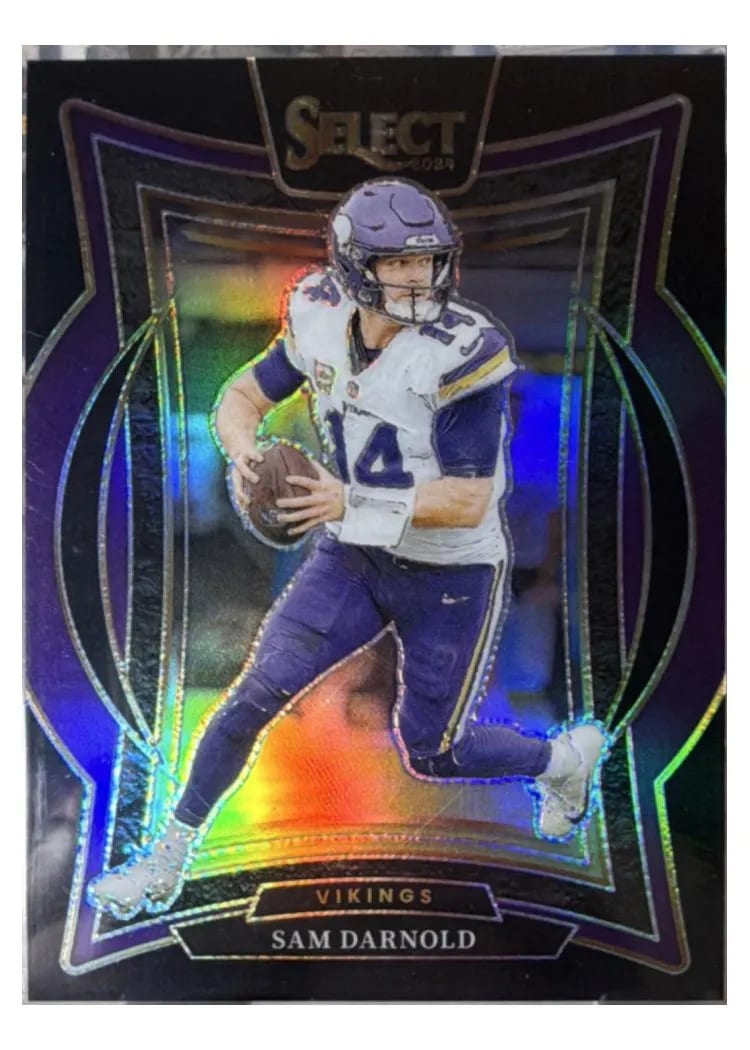 2024 Panini Select Base Set Sam Darnold #92 card