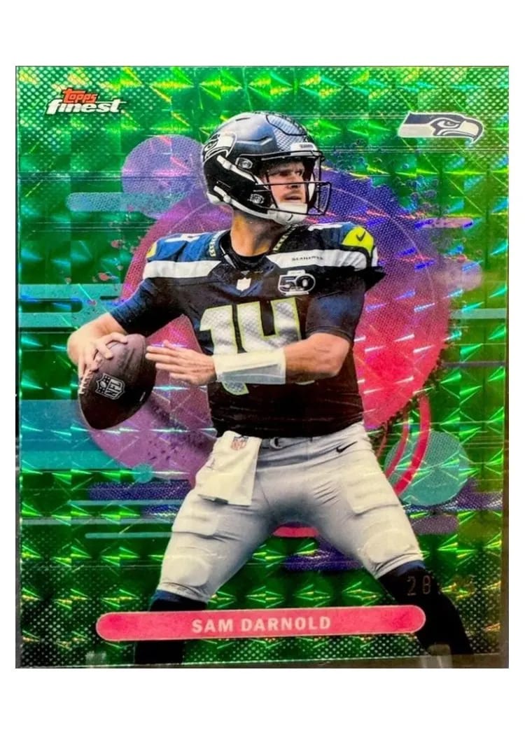 2025 Finest Base Set Sam Darnold #147 card
