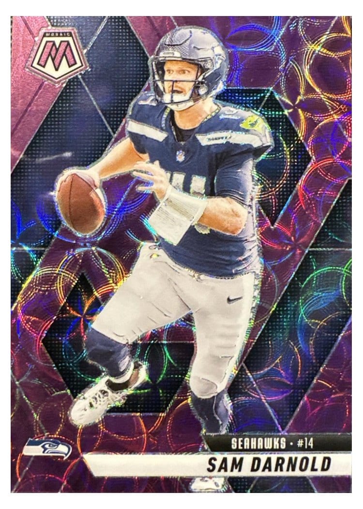 2025 Panini Mosaic Base Set Sam Darnold #27 card