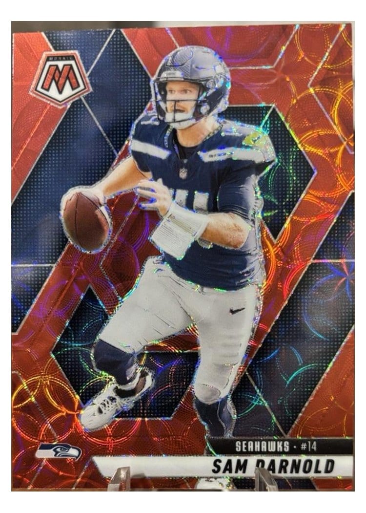 2025 Panini Mosaic Base Set Sam Darnold #27 card