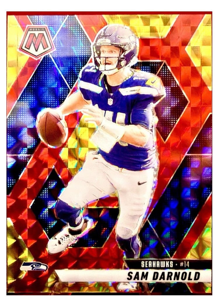 2025 Panini Mosaic Base Set Sam Darnold #27 card