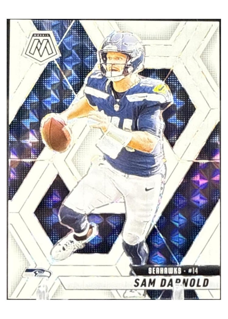 2025 Panini Mosaic Base Set Sam Darnold #27 card