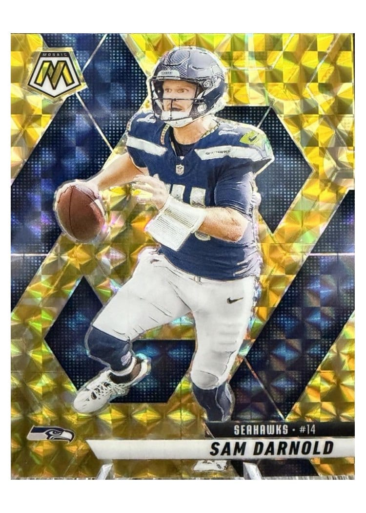 2025 Panini Mosaic Base Set Sam Darnold #27 card