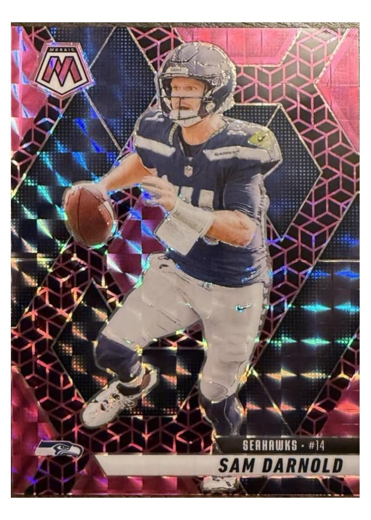 2025 Panini Mosaic Base Set Sam Darnold #27 card