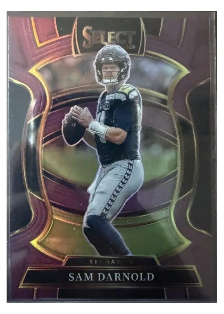 2025 Panini Select Base Set Sam Darnold #13 card