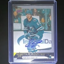 2025-26 Upper Deck Star Rookies Base Star Rookies Autographs Sam Dickinson #14