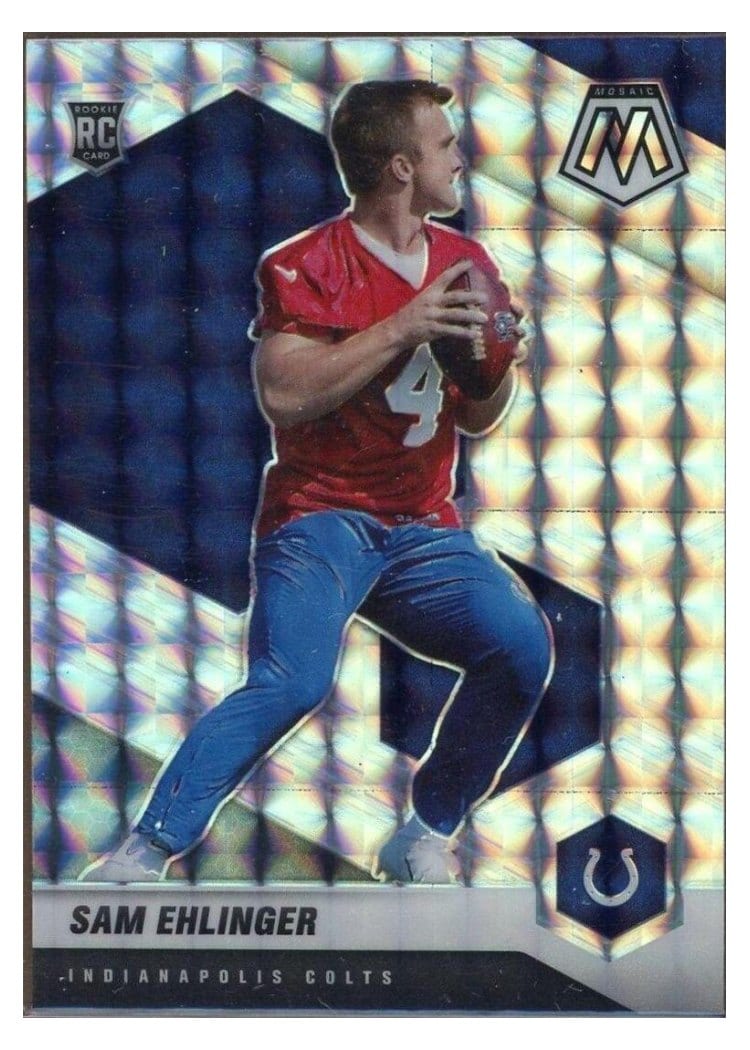 2021 Panini Mosaic Base Set Sam Ehlinger #372 card