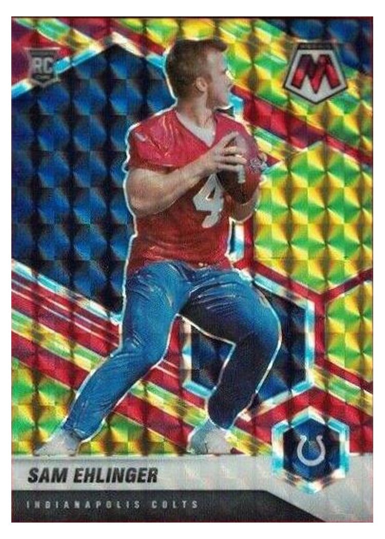 2021 Panini Mosaic Base Set Sam Ehlinger #372 card