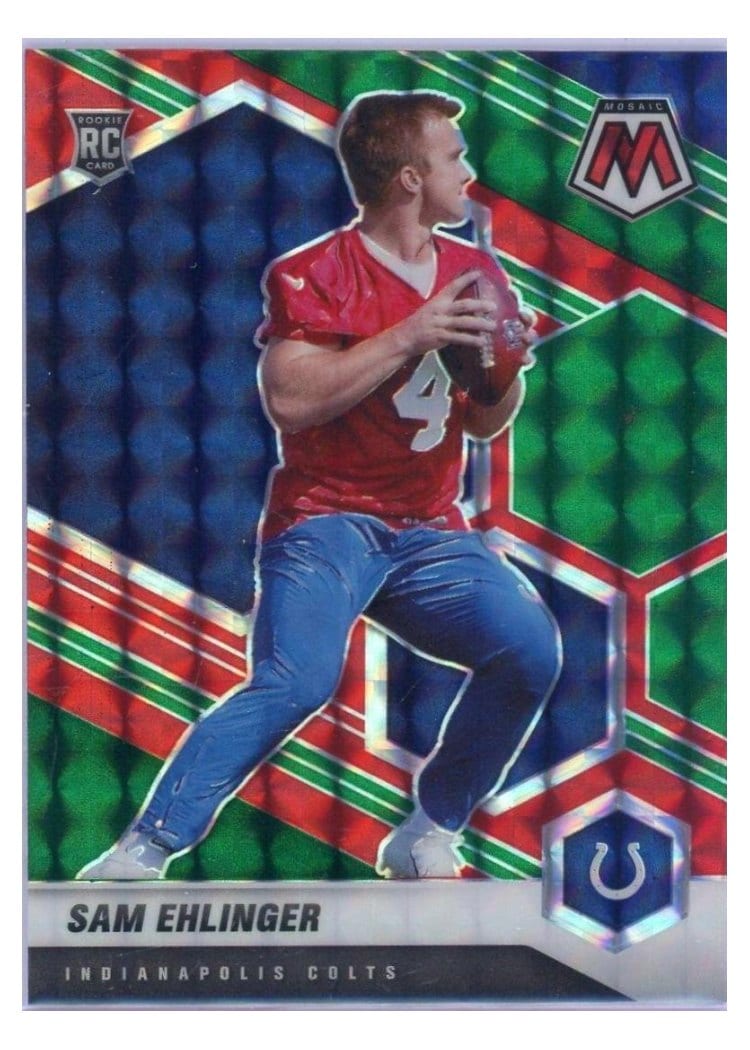 2021 Panini Mosaic Base Set Sam Ehlinger #372 card