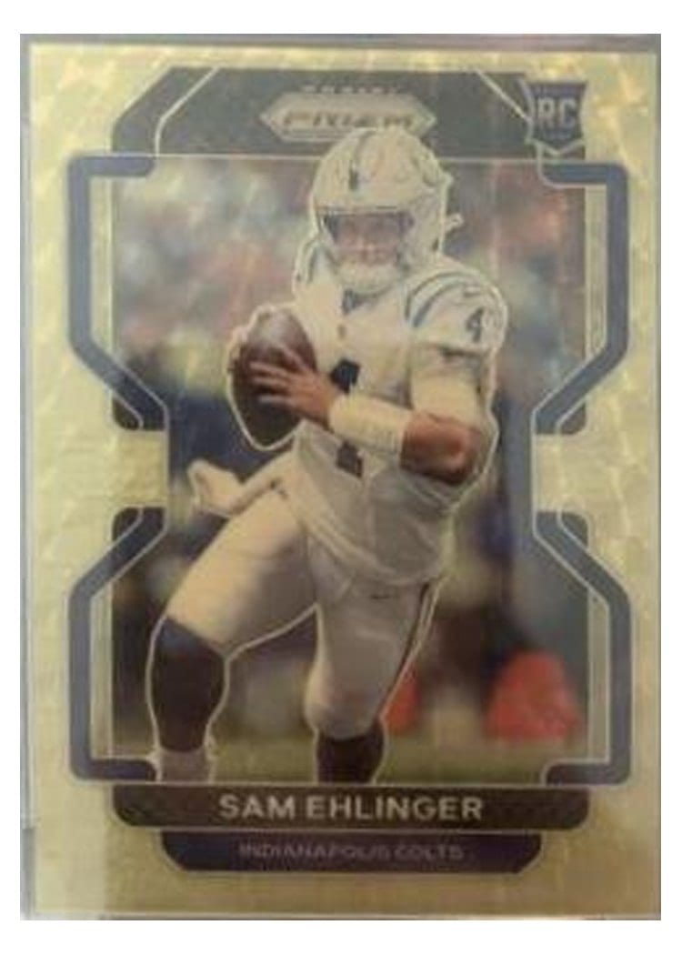 2021 Panini Prizm Base Set Sam Ehlinger #395 card